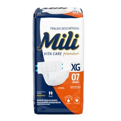 Fralda para Incontinência MILI Vita Care Premium XG com 7 unidades