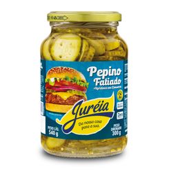 Pepino Fatiado JURÉIA Agridoce 300g