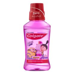 Enxaguante Bucal COLGATE Plax Kids Minions Agnes Tuti Frutti com Flúor Zero Álcool 250ml