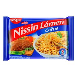 Macarrão Instantâneo NISSIN Miojo Lámen Carne 85g