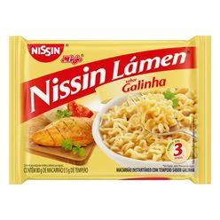 Macarrão Instantâneo NISSIN Miojo Lámen Galinha 85g