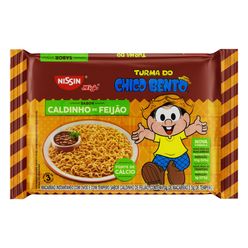 Macarrão Instantâneo NISSIN Turma do Chico Bento Caldinho de Feijão 75g