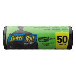 Saco de Lixo DOVER ROLL Resist! com 20 Unidades 50L