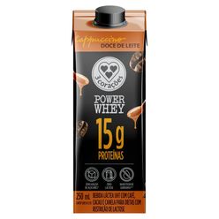 Bebida Láctea Cappuccino Power Whey 15g Doce de Leite 3 CORAÇÕES 250ml