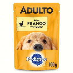 Ração úmida Pedigree Para Cães Frango Sachê Adulto 100g