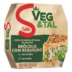 Torta Integral Sadia Veg&tal Brócolis Com Requeijão 500g