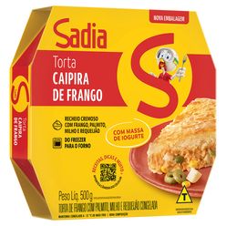 Torta SADIA Iogurte e Frango 500g