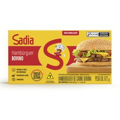 Hambúrguer Bovino Sadia 672g