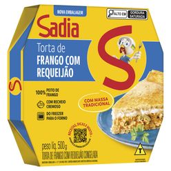 Torta Sadia Frango Com Catupiry 500g