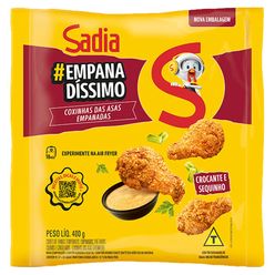 Empanado De Frango Sadia Coxinhas Das Asas 400g