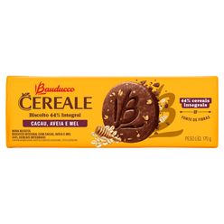 Biscoito BAUDUCCO Cereale Cacau Aveia e Mel 170g