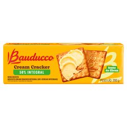 Biscoito BAUDUCCO Cream Cracker Integral 200g