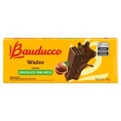 Biscoito BAUDUCCO wafer chocolate e avelã 140g