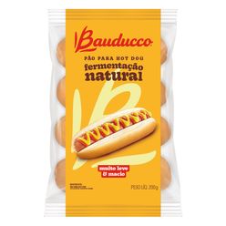 Pão BAUDUCCO Hot Dog Fermentação Natural 200g