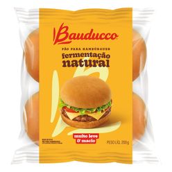 Pão BAUDUCCO Hambúrguer Fermentação Natural 200g