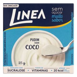 Pó para pudim LINEA zero coco 25g