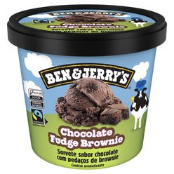 Sorvete BEN & JERRY'S Fudge Brownie 120ml