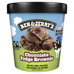 Sorvete Ben & Jerry's Fudge Brownie 458ml