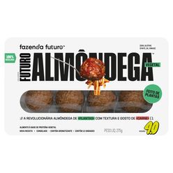 Almôndega Vegetal Fazenda Futuro Feito De Plantas 275g