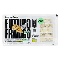 Tiras De Frango Vegano Fazenda Futuro Vegetal Sem Glúten,transgênicos E Sem Antibióticos 200g