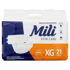 Fralda para Incontinência MILI Vita XG com 21 Unidades