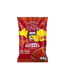 Batata Frita RUFFLES Ondulada Outback Costela Barbecue 65g