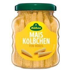 Mini milho verde KUHNE vidro 110g