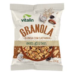 Granola VITALIN Quinoa com Castanhas Pacote 200g