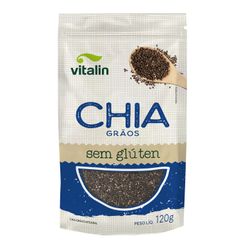 Semente de Chia VITALIN Integral Pacote 120g