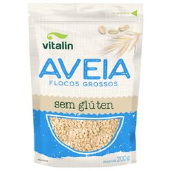 Aveia em Flocos VITALIN Integral sem Glúten 200g