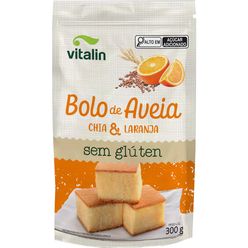 Mistura para Bolo VITALIN Chia com Laranja sem Glúten e sem Lactose 300g