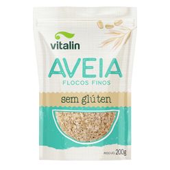 Aveia em Flocos VITALIN sem Glúten Pacote 200g