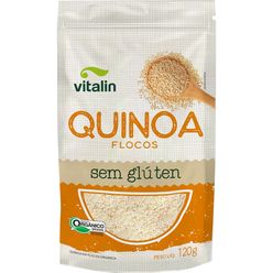 Quinoa Real VITALIN em Flocos Orgânico Pacote 120g