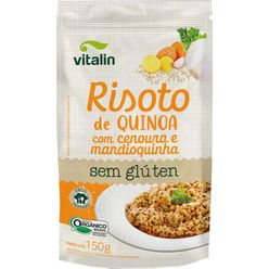 Risoto VITALIN Orgânico Quinoa com Cenoura e Mandioquinha Sem Glúten 150g