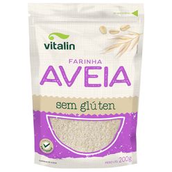 Farinha Aveia Integral Vegano VITALIN Sem Glúten 200g