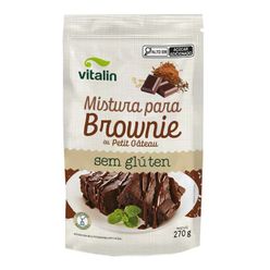 Mistura Brownie VITALIN Integral Sem Glúten 270g