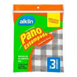 Pano de algodão Estampados ALKLIN com 3 unidades