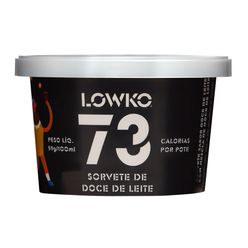 Sorvete LOWKO Doce de Leite 73 Calorias 100ml