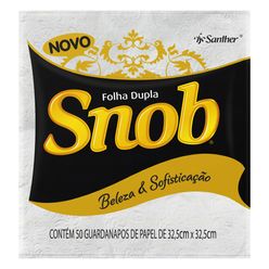 Guardanapo Snob Folha Dupla Com 50 Unidades 32.5x32.5cm