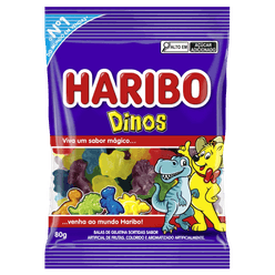 Bala HARIBO Dinos 80g