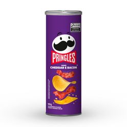 Salgadinho Batata Frita Pringles Cheddar e Bacon 105g