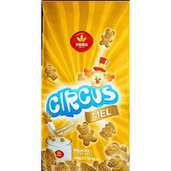 Biscoito VIEIRA Circus Mel 125g