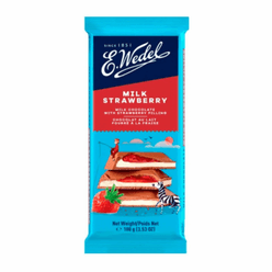 Chocolate E.WEDEL Milk Chocolate Blueberry e Strawberry 100g