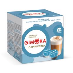 Café Italiano GIMOKA Cappuccino com 16 Cápsulas Compatível com Dolce Gusto