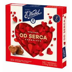 Chocolate E.WEDEL Od Serca Karmelove 117g