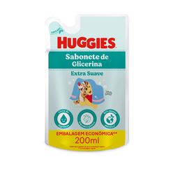 Sabonete Líquido da Cabeça aos Pés HUGGIES Disney Baby Extra Suave Refil 200ml