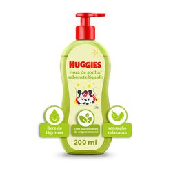 Sabonete Líquido Huggies Camomila para Recém-Nascidos 200ml