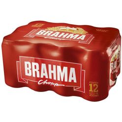 Cerveja BRAHMA Chopp Pilsen 350ml Lata Pack C/12