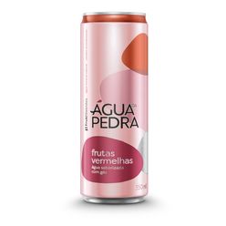 Água Saborizada ÁGUA DA PEDRA Frutas Vermelhas Com Gás 350ml