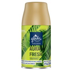 Refil Desodorizador GLADE Aura Fresh Notas de Eucalipto e Madeira Tropical 269ml